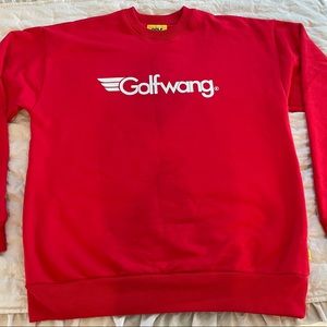 Golf Wang Red Crewneck Sweatshirt Sweater Tyler